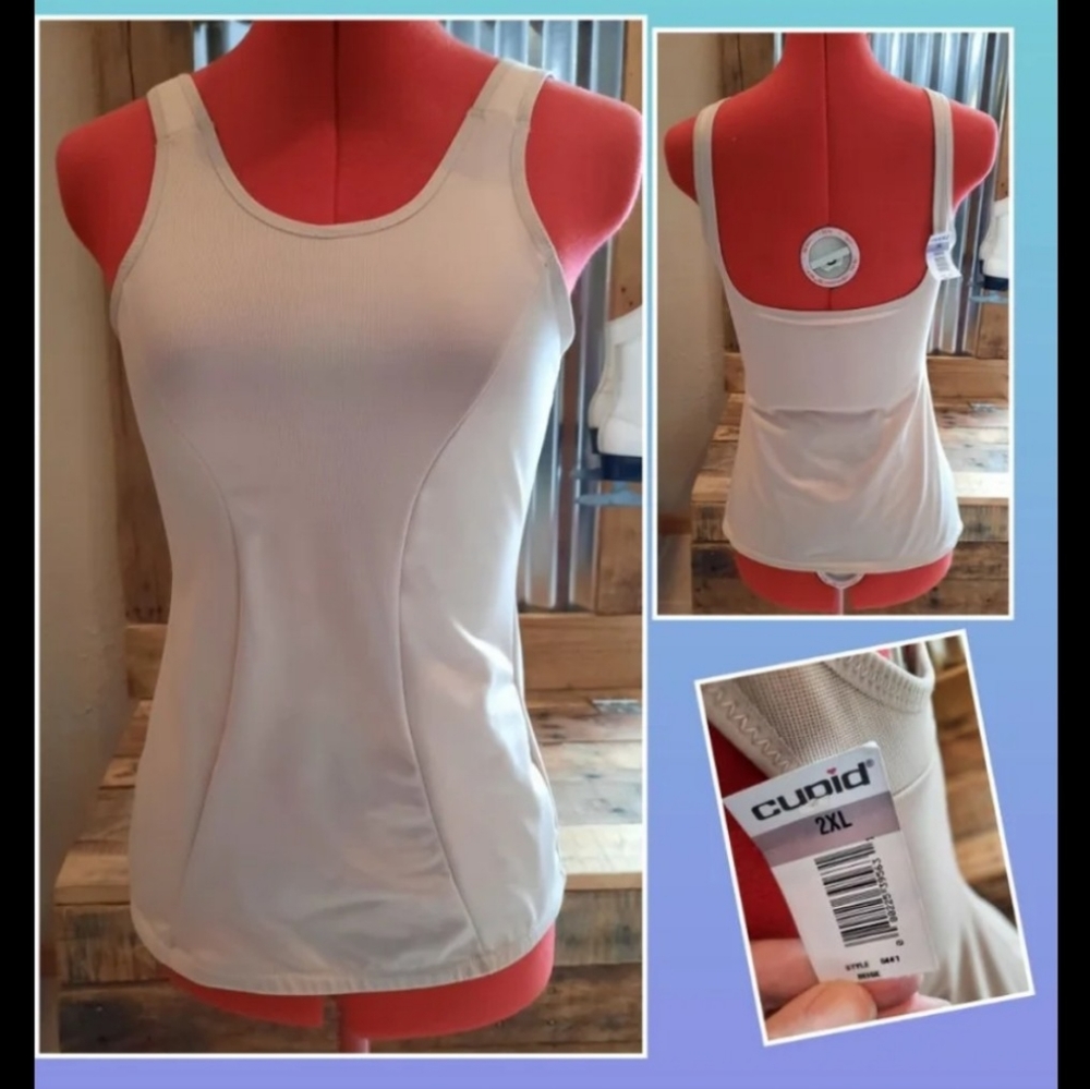 New Cupid undershirt shapewear M-L nude tank top